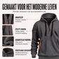 Heren casual sport hoodie met kwartrits