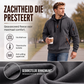 Heren casual sport hoodie met kwartrits