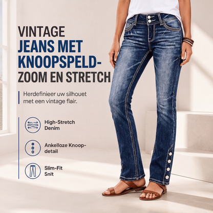 Dames slim-fit stretch jeans