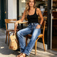 Dames slim-fit stretch jeans