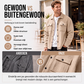Casual jack voor heren met wafelstructuur