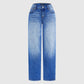 Stijlvolle Jeans met Wijde Pijpen en Relaxte Pasvorm