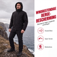 Waterdicht warm outdoorjack voor heren
