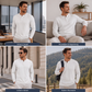 Casueel herenhenley shirt met lange mouwen