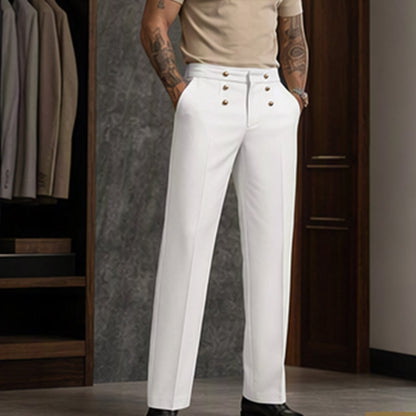 Formele rechte pantalon voor heren
