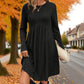 🌸 Elegante Keuze ✨ Dames Geribbelde A-Lijn Midi Jurk 👗 Comfortabele Pasvorm, Flatterend Silhouet & Tijdloze Stijl