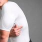 💪Heren-compressieshirt met uitneembare vulling – Muscle Shaper-bodybuildert-shirt, naadloos, korte mouwen, slanke pasvorm, 4-way stretch