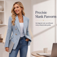 Vrouwen casual double-breasted blazer jas