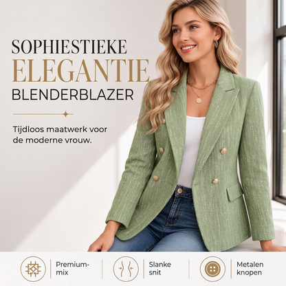 Vrouwen casual double-breasted blazer jas