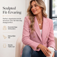 Vrouwen casual double-breasted blazer jas