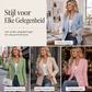 Vrouwen casual double-breasted blazer jas