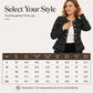 Vintage slim-fit tweedjasje voor dames