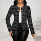 Vintage slim-fit tweedjasje voor dames