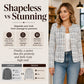 Vintage slim-fit tweedjasje voor dames