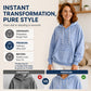Gestreepte patchwork-hoodie voor dames