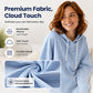 Gestreepte patchwork-hoodie voor dames