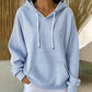 Gestreepte patchwork-hoodie voor dames