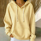 Gestreepte patchwork-hoodie voor dames