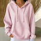 Gestreepte patchwork-hoodie voor dames