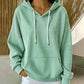 Gestreepte patchwork-hoodie voor dames