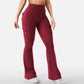 💖Yoga-broek voor dames met hoge taille, uitlopende pijpen en zakken