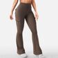 💖Yoga-broek voor dames met hoge taille, uitlopende pijpen en zakken