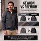 Heren jack met capuchon en volledige rits, cargo-stijl