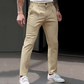 Stretch-zakelijke broek met slanke pasvorm voor heren