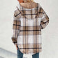 ❄️ Winter uitverkoop 50% korting🎉Women’s Classic Cozy Plaid Hooded Jacket