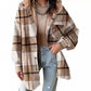 ❄️ Winter uitverkoop 50% korting🎉Women’s Classic Cozy Plaid Hooded Jacket