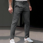 Stretch-zakelijke broek met slanke pasvorm voor heren