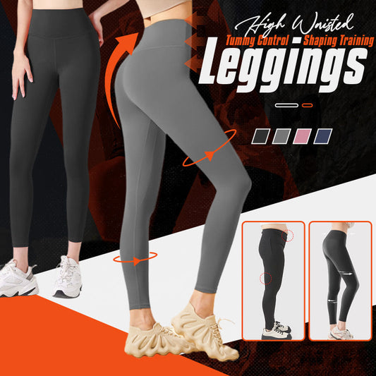 Trainingslegging met hoge taille en buikcorrectionele werking
