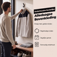 Thermische casual herenjas met kleurenblokken