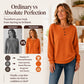 Casual sweatshirt met wafelpatroon voor heren