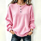 Casual sweatshirt met wafelpatroon voor heren
