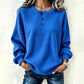 Casual sweatshirt met wafelpatroon voor heren