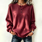 Casual sweatshirt met wafelpatroon voor heren