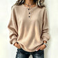 Casual sweatshirt met wafelpatroon voor heren