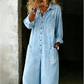 🔥 50% KORTING 👖 Dames Denim Jumpsuit – Wijde Pijpen & Comfortabele Pasvorm ✨