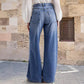 ⏳Tijdelijke aanbieding⏰Vintage damesjeans met hoge taille en wijde pijpen👖