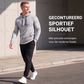 Heren casual hoodie van jacquard