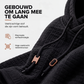 Heren casual hoodie van jacquard