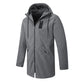 Heren windjack met capuchon en trenchcoatstijl, halflang