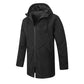 Heren windjack met capuchon en trenchcoatstijl, halflang