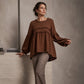 Dames losvallende top met franjes