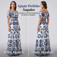 🏝️ BEPERKTE AANBIEDING 👗 Damesresortjurk met schouder-tot-schouder-ontwerp en madeliefjesprint ✨ Elegante taille, romantische look & zomers comfort