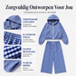 Dames set van 2 stuks met capuchon en gingham ruitpatroon