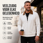 Casueel jack voor heren met wafelmotief en kraag