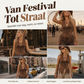 Vintage gilet met franje en V-hals voor dames