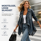 Dames spijker trenchcoat met open voorkant